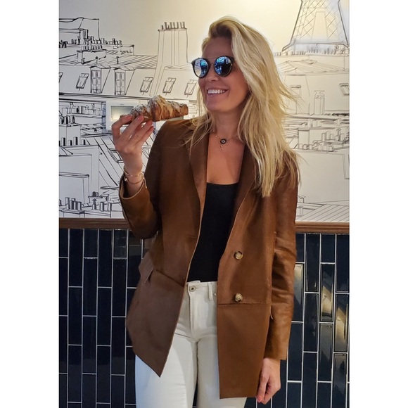 Calf leather with hair Jacket. Size Medium. - Picture 4 of 6